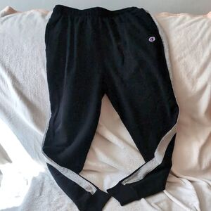 Champion mens Black Jogger Pants
